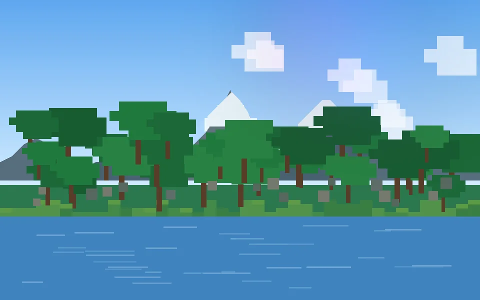 Abstract visual for Dynamic FPS Mod for Minecraft 1.21